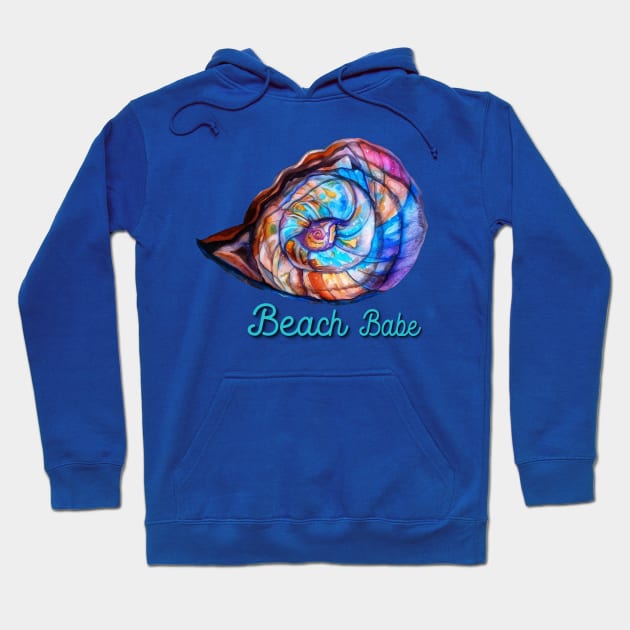 Beach Babe Hoodie by candimoonart